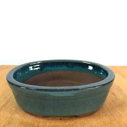 Pot Glazed Oval 8 In