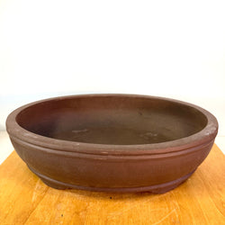 Pot Unglazed Oval 16 x 12 in