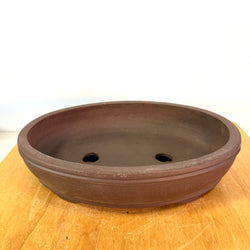 Pot Unglazed Oval 13 x 10 in
