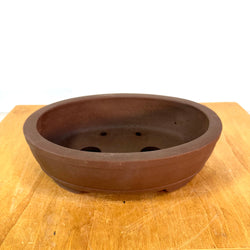 Pot Unglazed Oval 10 x 7 in