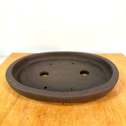 Pot Unglazed Oval 13 in