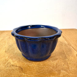 Pot 4.5 in Blue Round