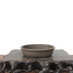 Unglazed Oval Bonsai Pot (5.5 x 4 x 1.25 inches)