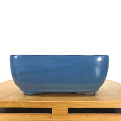 Glazed Rectangular Bonsai Pot (10 x 8 x 4 inches)