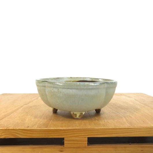 Glazed Mokko Bonsai Pot (6 x 4.5 x 2.5 inches)